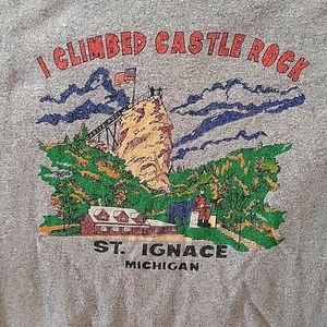 Vintage "I climbed castle rock" t-shirt